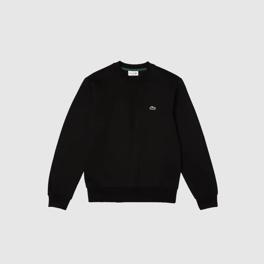 Pull_col_rond_noir_Lacoste